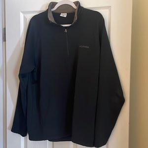 Columbia Quarter Zip Black - Mens XL